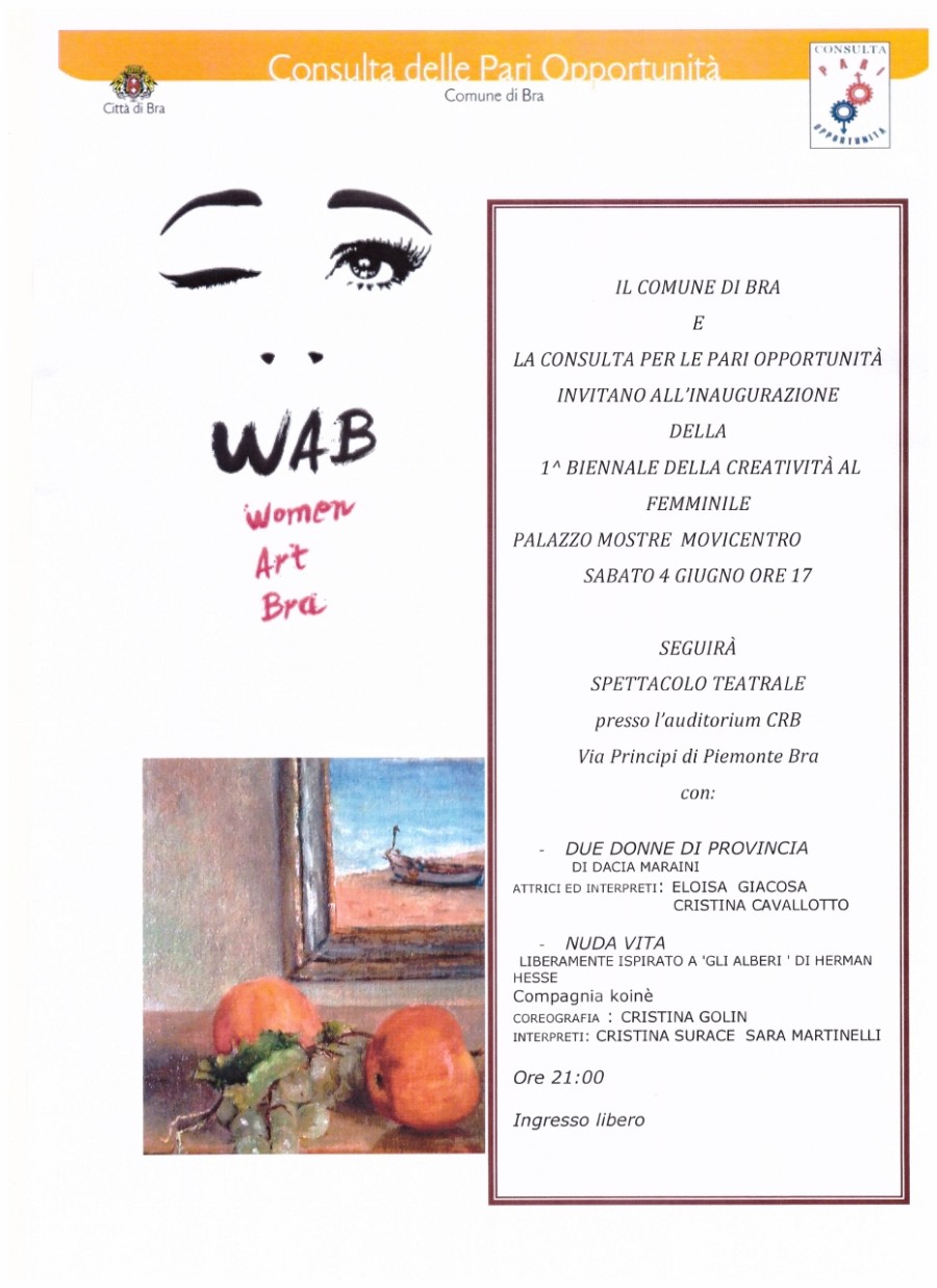 Locandina Biennale della Creativit├á al Femminile di Bra (931x1280)